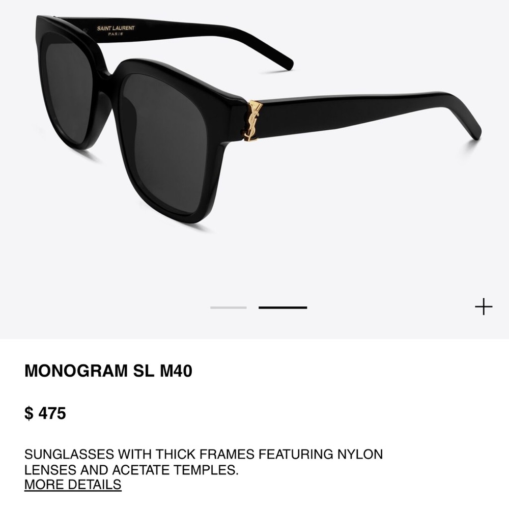 SAINT LAURENT Monogram Sunglasses